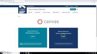 How to Log into Canvas