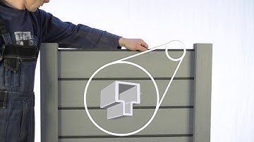 How to install InoWood composite fence panels