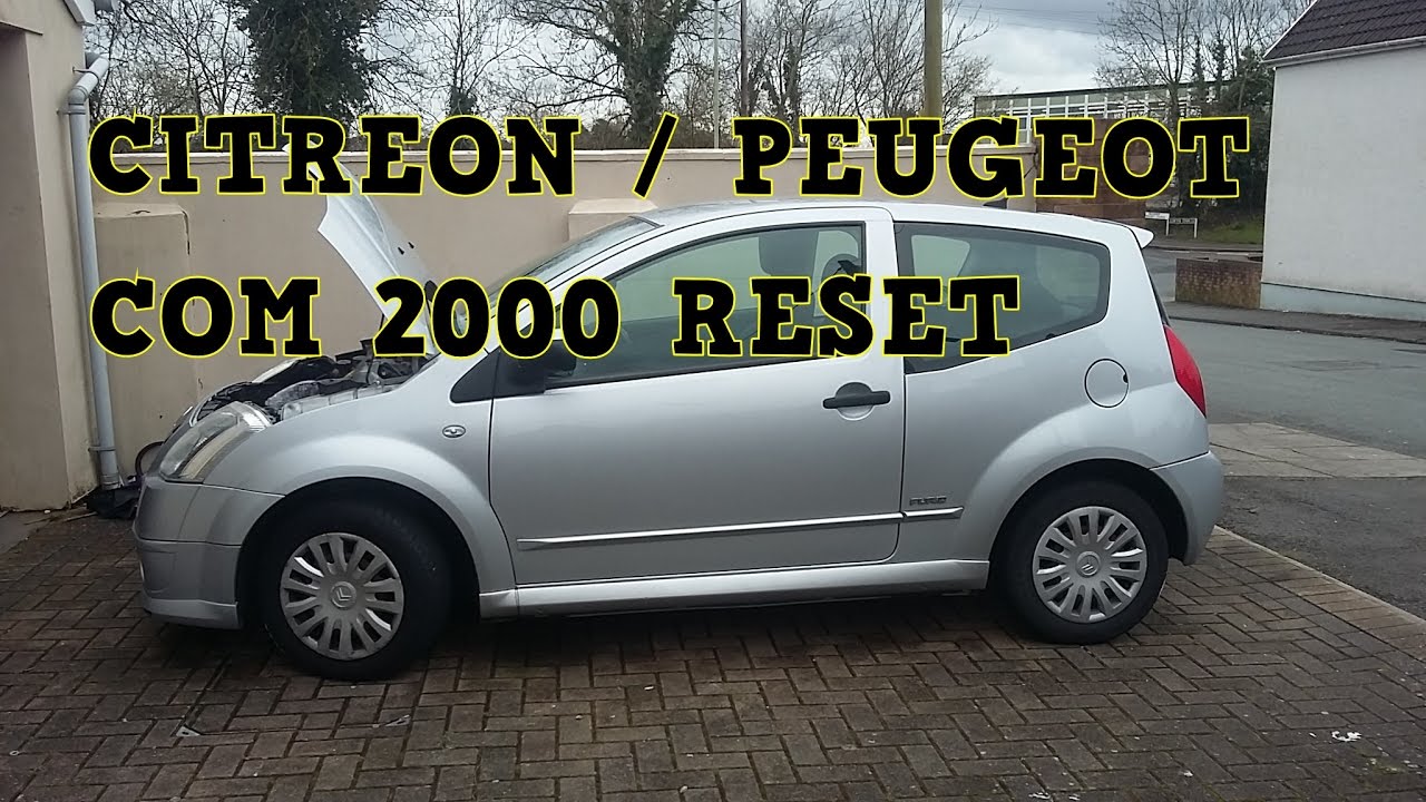 PEUGEOT CITREON - WIPER COM 2000 DRIVER CONTROLS RESET