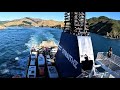 4K timelapse of todays Straitsman crossing  Picton - Wellington