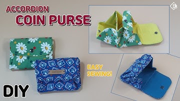DIY ACCORDION COIN PURSE/ FREE PATTERN/ Card & Coin Purse / sewing tutorial [Tendersmile Handmade]