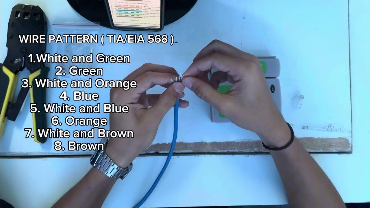 How to make a LAN cable and how to use a network tester YouTube