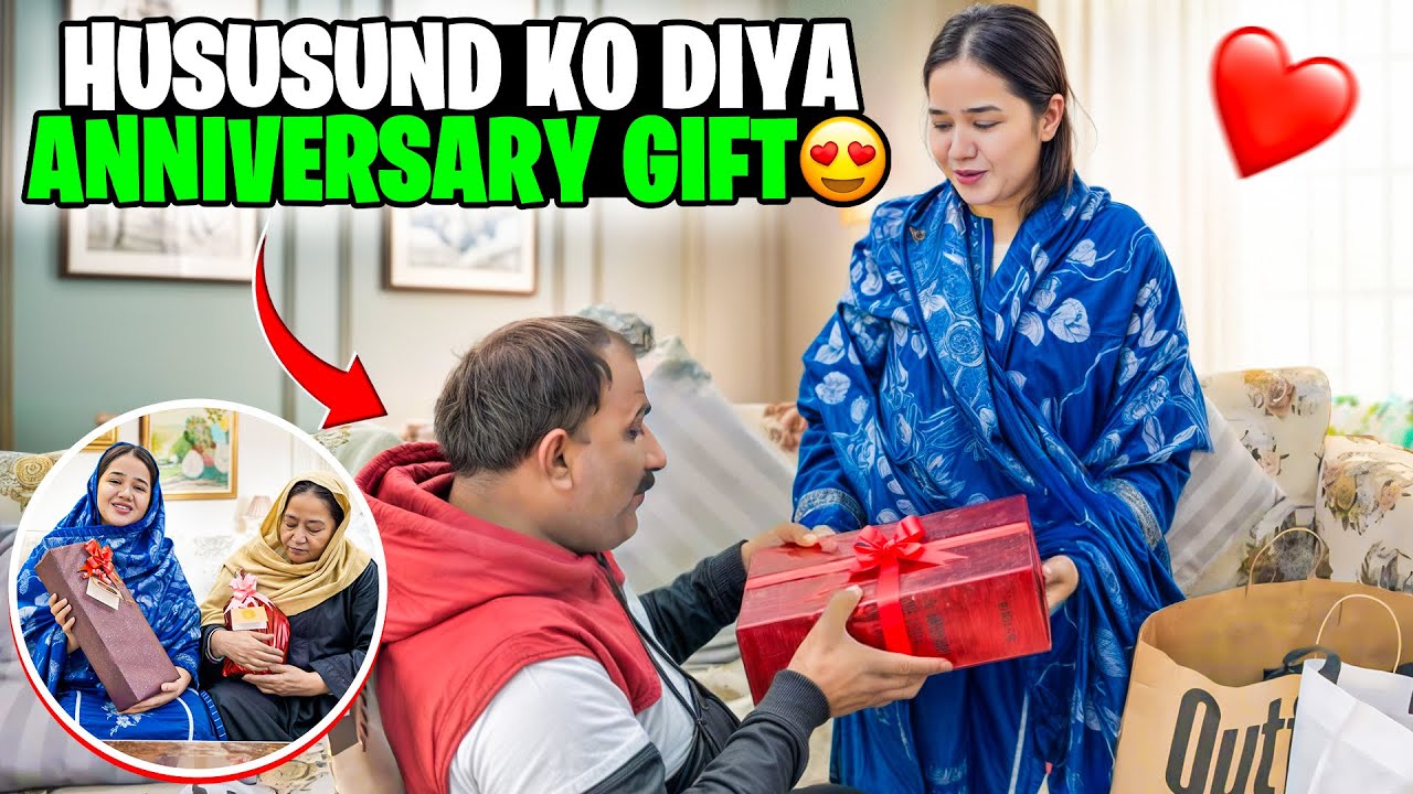 Husband ko dia anniversary gift | Sitara yaseen vlog 
