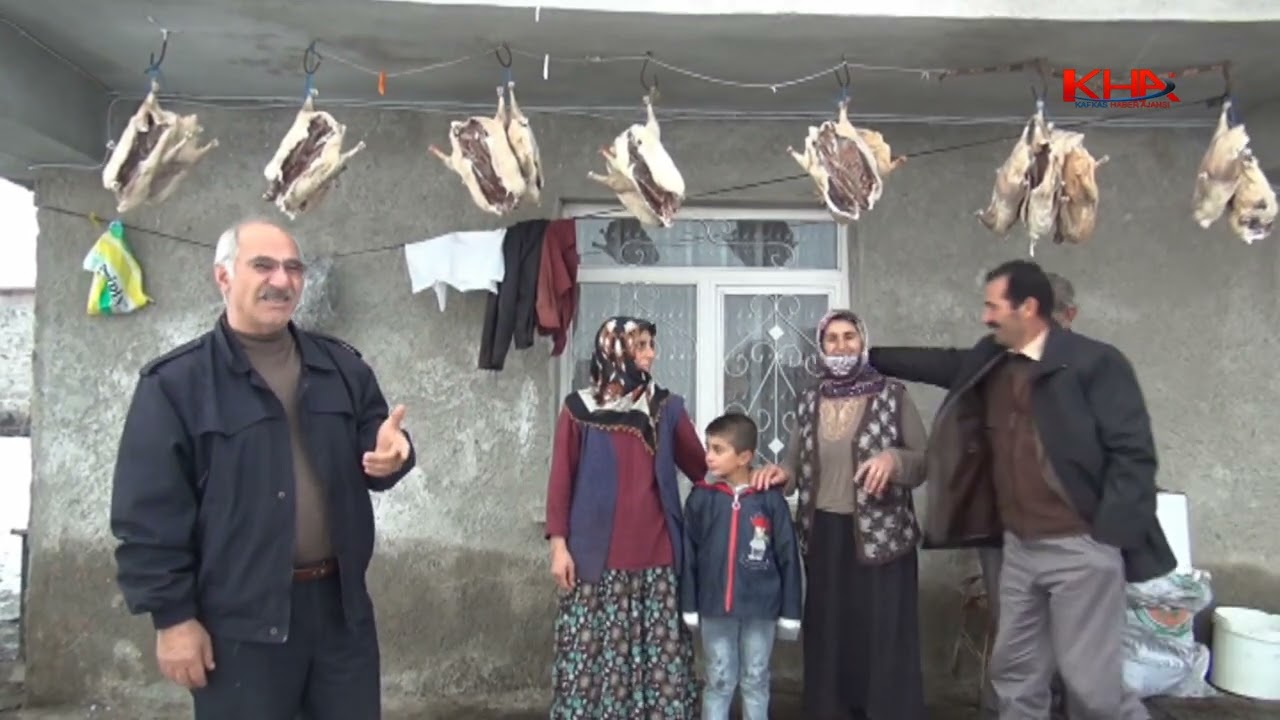 Kars’ta kaz kurutma, kış hazırlıkları, koyun gütme