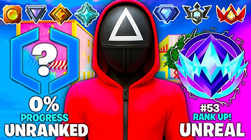 Unranked to UNREAL Solo Ranked Speedrun (SQUID GAME) – Part 1