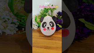 DIY Balloon Panda 🎈🐼|*EASY*|#diy #artandcraft #craft #shorts #ytshorts #trending #viralshort