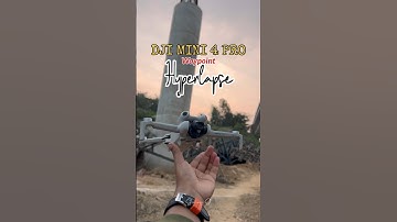 DJI MINI 4 PRO waypoint Hyperlapse guide😍 #djimini4pro #dji #drone #tech