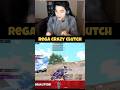 Rega Crazy 1v4 Clutch😱 | Fastest Ever🕺 #rega #regaltos #shorts