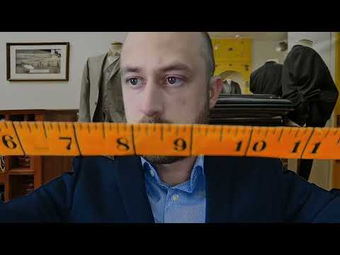 ASMR Measuring You for Tailor (mumbling numbers)