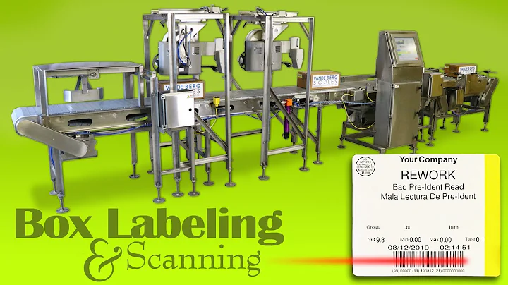 Weighing & Labeling System with Backup Printer (Narrow Footprint!)