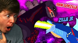 SHIN GODZILLA vs ZILLA JR the SUPER FIGHT