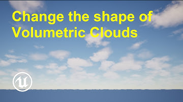 How to change the shape of volumetric clouds in Unreal Engine 5