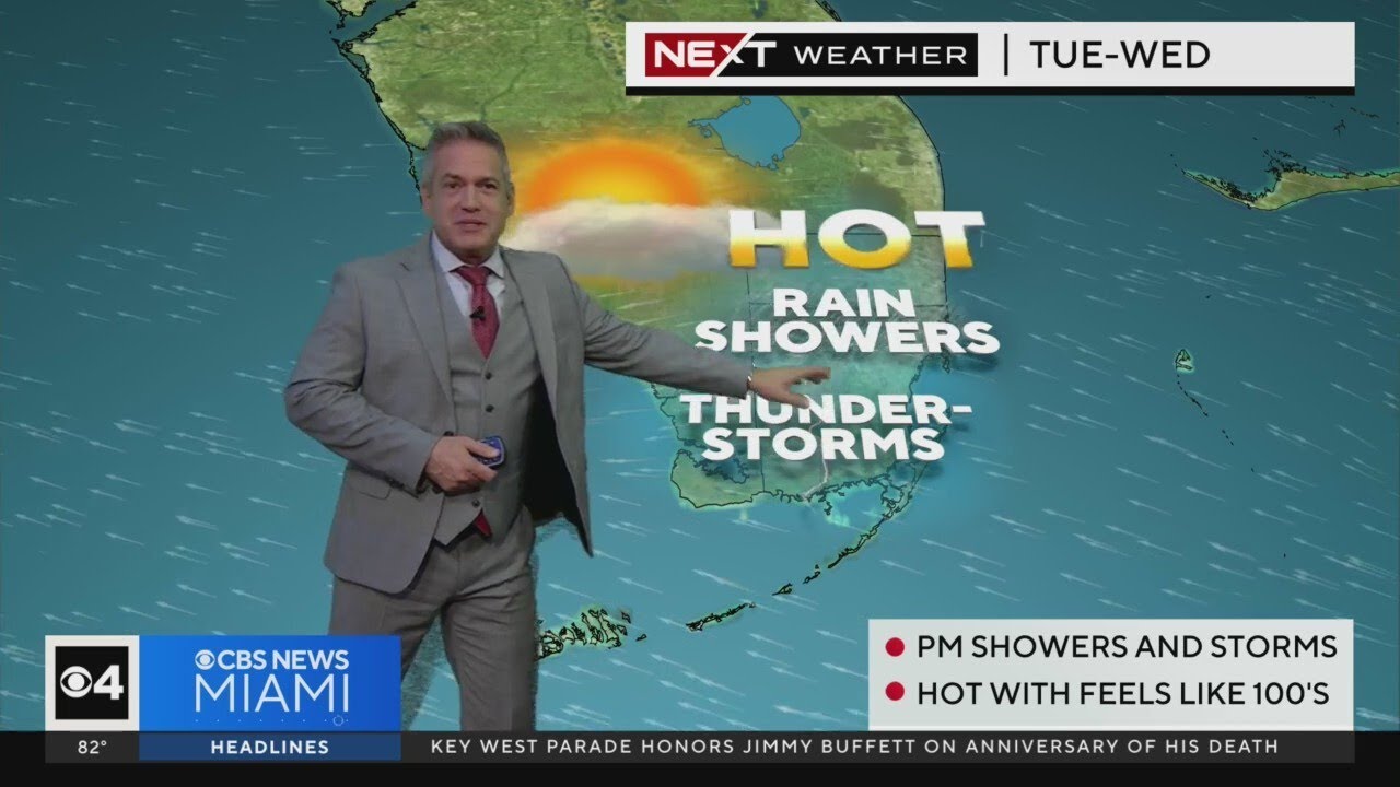 South Florida weather for Monday 9/2/24 11PM - YouTube