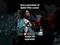Every generation of Spider-Man cannot escape the separation #Spider-Man #Spider-Man No Return