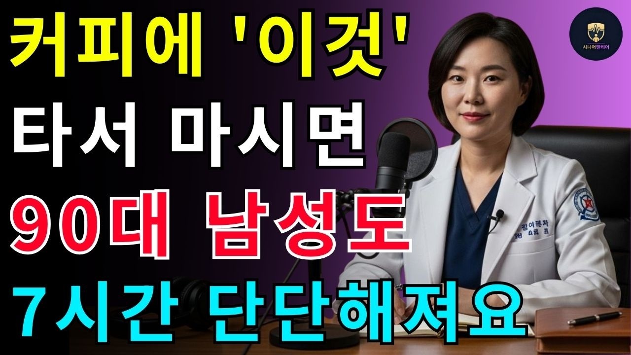 의사도 비밀로 한 '불기둥 커피'! 남성 건강에 혁명적인 효과! | 장로의 지혜 | 삶의지혜 | 노후사연 |