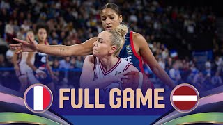 France v Latvia | Full Basketball Game | FIBA Women's EuroBasket 2025 Qualifiers