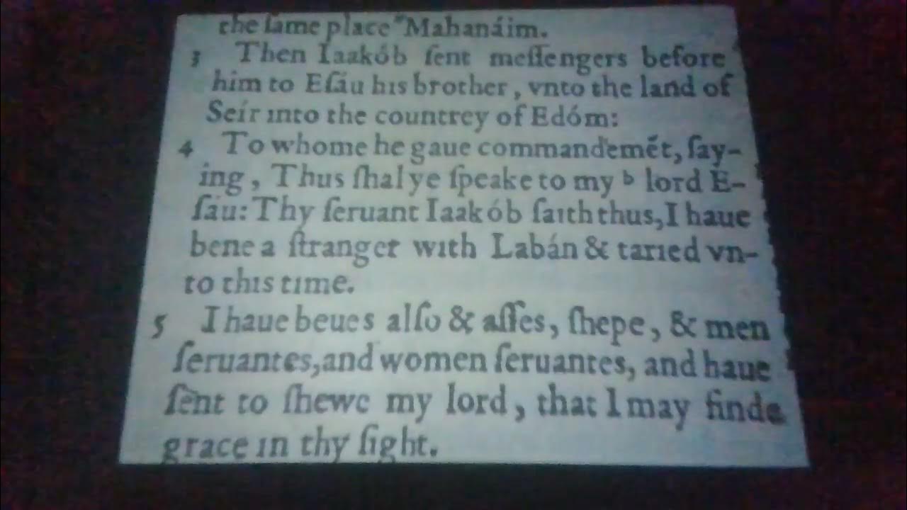 Genesis Chapter 32 Verse 1 2 3 4 5 YouTube genesis-chapter-32-verse-1-2-3-4-5-youtube