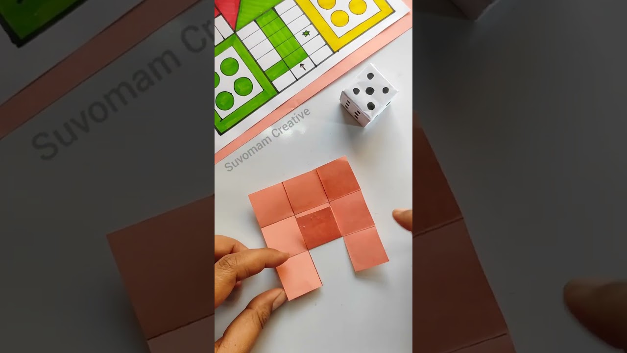 Game Board making | Ludo Game Board | Game Board | #gameboard #youtubeshorts | #Shorts