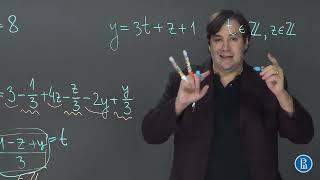 iNT 10 03 An Example of a Linear Diophantine Equation with Three Unknowns