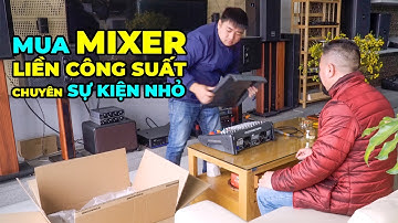 Bác Hưng ở Bắc Ninh mua mixer Dynacord PM 600 làm hát văn | Mixer liền công suất chuyên sự kiện nhỏ