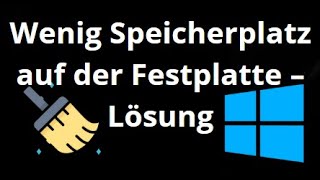 Wenig Speicherplatz Auf Der Festplatte In Windows 11, 10, 8, 7 So Behebst Du Das Problem