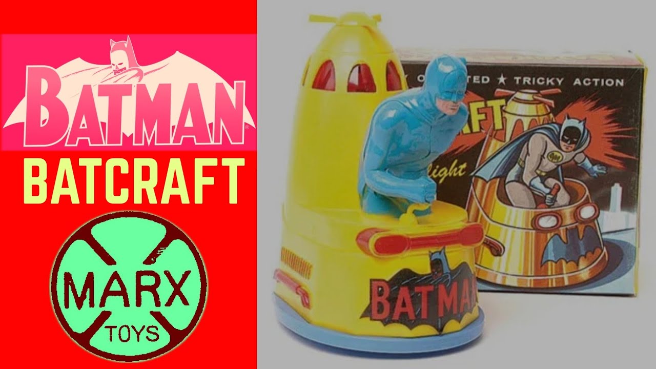 1966 Marx Batman BATCRAFT Toy Batman DC YouTube