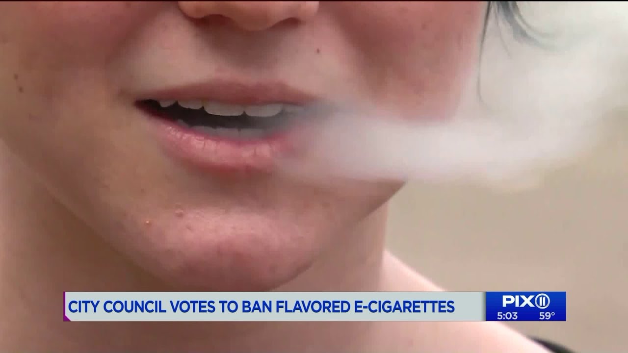 New York City lawmakers vote to ban flavored vaping products - YouTube