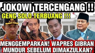 MENGGEMPARKAN! GIBRAN MUNDUR DARI WAPRES ⁉️DARI PADA DI COPOT, MUNDUR......???