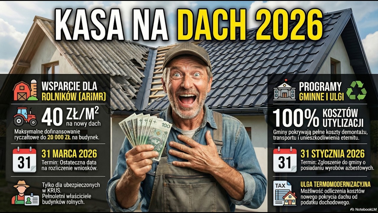 Stracisz 20 000 zł na azbeście? 🏠 Koniec dopłat na dachy w 2026! Zobacz, co robić!