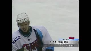 010第36回日本アイスホッケーリーグ 日本製紙クレインズvsコクドSemiFinal1 2002 03 14 釧路アイスアリーナ