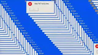 Running the error virus on windows XP (Error)