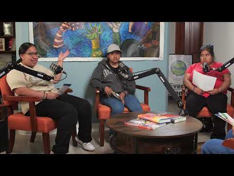 Conversación con las jóvenes del grupo MEChA sobre la contaminación en Bradford Island