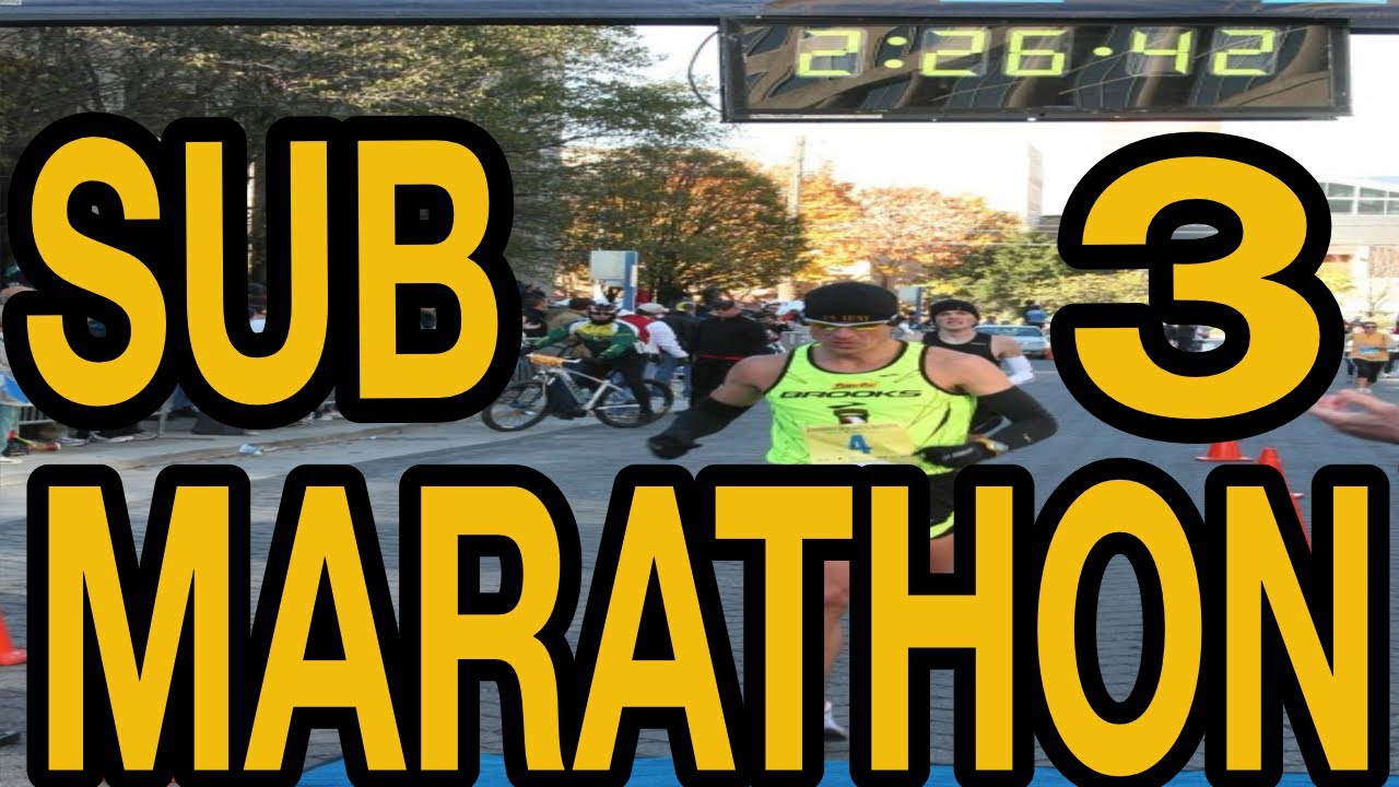Sub3 Looks How to Run a Sub 3 Marathon: 3 Hour Marathon Mastery Tips - YouTube