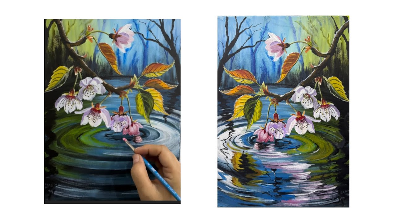 Watch the Final Touch Transform This Painting || The Magic Moments 