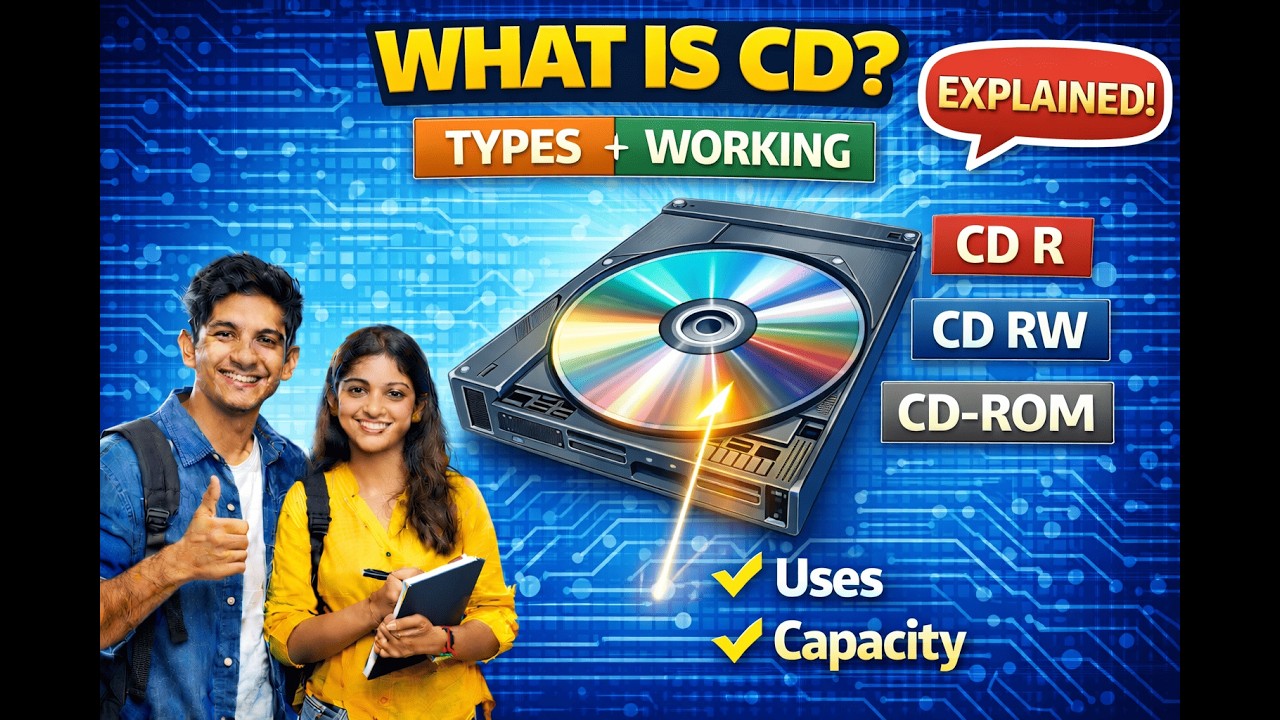 Cd Types Explained CD (Compact Disc) | Types & Working Explained| Computer Fundamentals ...