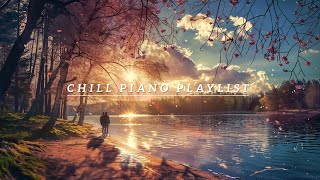 [playlist] Chill Piano Walks by the River: Study Playlist