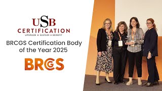 USB Certification Wins the BRCGS 2025 Certification Body of the Year Award!