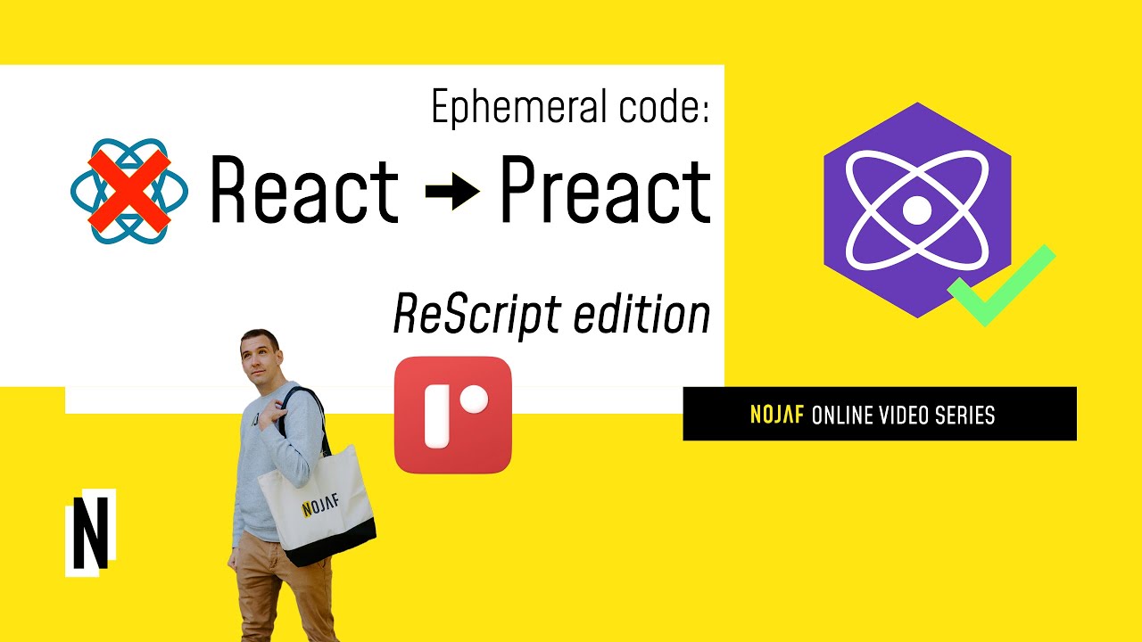 Ditching React for Preact: The ReScript Edition - YouTube
