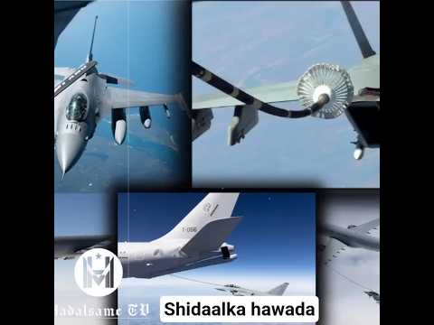 Wax Ka Bar Shidaalka Hawada Lagu Qaato Bixiyo Aerial Refueling Boeing FlyingBoom PropeandDrogue