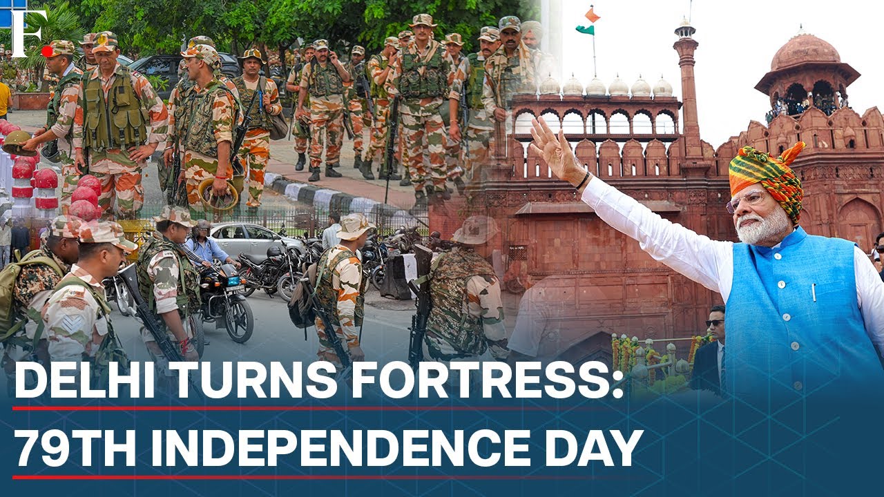 India: Over 10,000 Personnel Deployed Across Delhi Ahead of 79th Independence Day | N18L