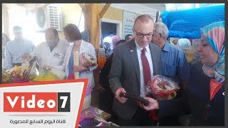 وفد الوكالة الأمريكية يزور وحدة صحية فى محافظة أسوان