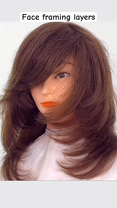 FACE FRAMING LAYERS! potong rambut layer #hairstyle #layerhaircutting #shortvideo