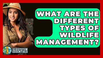 What Are the Different Types of Wildlife Management? - Ecosystem Essentials