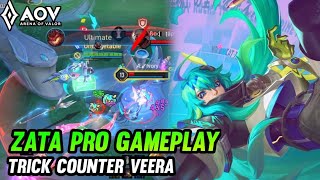 AoV : ZATA S-DREAMER GAMEPLAY | TRICK COUNTER VEERA - ARENA OF VALOR | LIÊNQUÂNMOBILE | ROV | COT screenshot 2