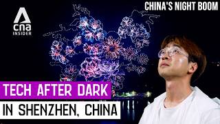Chinas Tech Hub Lights Up The Night Shenzhens Unseen Night Scene  Chinas Night Boom