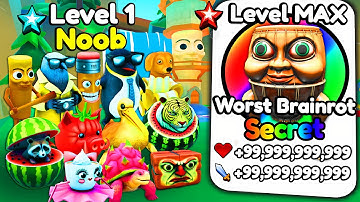 Starting Over as NOOB with WORST BRAINROT in Brainrot Evolution!