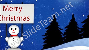 Snowman With Winter Christmas PowerPoint Templates PPT Backgrounds  1112 Slides Backgrounds