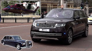 King Charles, VIP transport and other luxury vehicles around London 🪙