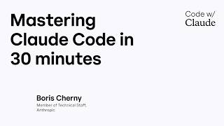 Mastering Claude Code in 30 Minutes | Learn from the creators of Claude #claude @anthropic-ai
