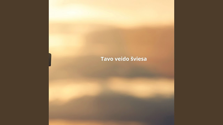 Tavo veido šviesa